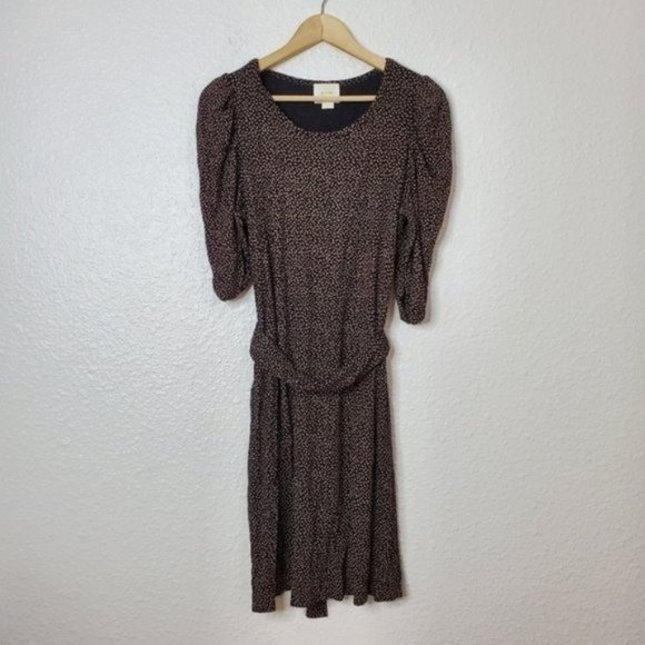 Anthropologie Dresses & Skirts - Anthropologie Maeve Puff Sleeve Waist Tie Dress